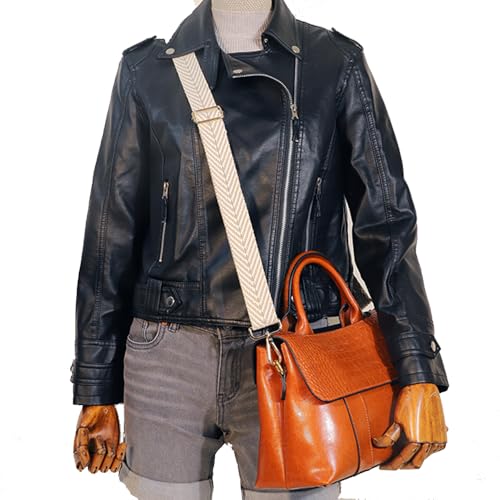 Image of Wide Shoulder Strap Adjustable Replacement Belt Crossbody Canvas Bag Handbag