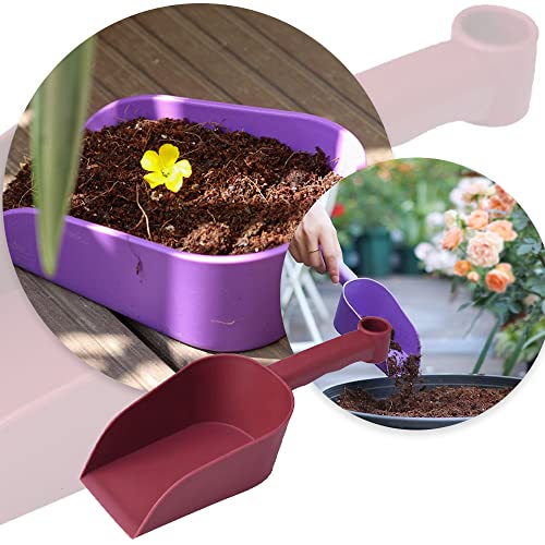 2 Piezas Palas de Jardín de Resina PP con Asa Ergonómica miniatura 5