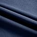 Men's Cotton Linen Shorts with Side Pockets & Button Pleated Placket 2026 Y2k Fashion Layered Wrap Front Summer Shorts Dark Blue