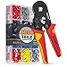 Produktbild BAURIX® Crimpzange mit Kraftregler I 2000 Aderendhülsen Set I [0,25-10mm²] Aderendhülsenzange selbsteinstellend I Krimpzange, Crimpzangen, Crimp Zange