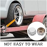 Protection optimale en déplacement : Le bouchon de graisse en aluminium pour essieu de remorque empêche efficacement la poussière et l'humidité d'endommager les roulements, une meilleure durabilité des pièces et conduite plus sûre de maintenance fréquente