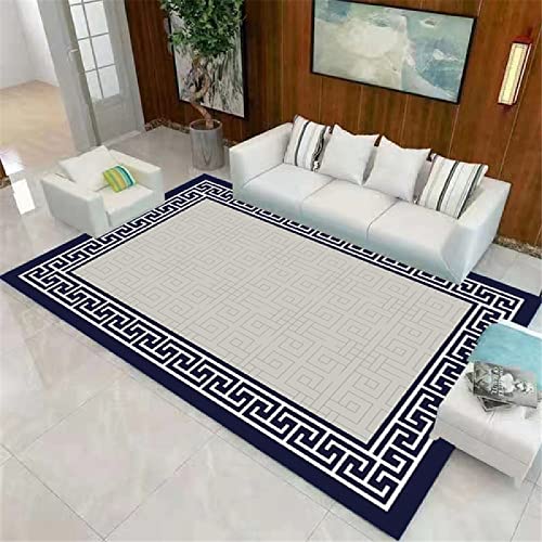 Kunsen betten kinderteppiche Wohnzimmerteppich Esszimmer Couchtisch Teppich rechteckig blaugrau Teppich groß tepiche für…