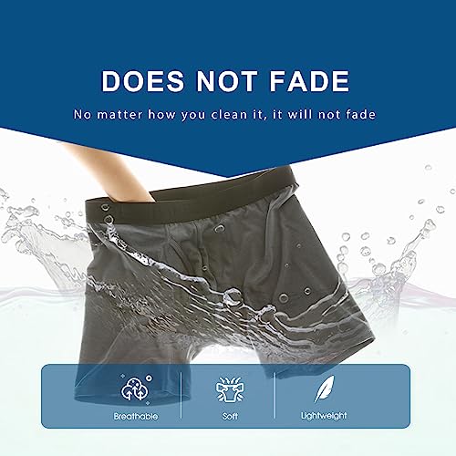 Image of BAMBOO COOL Men's Underwear Breathable Boxer Briefs with Fly Moisture-Wicking Lightweight Underwear 7-Pack