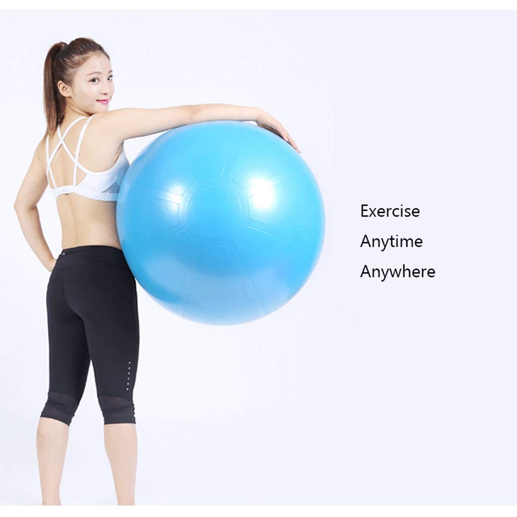 Pelota de Gimnasia Silla de Bola de Yoga 65 cm Bola de birfing Bola Fitness Azul Pilates Entrenamiento Bola Anti ráfaga, sin resbalones, Ejercicio for el hogar, Pilates, Yoga, meditación