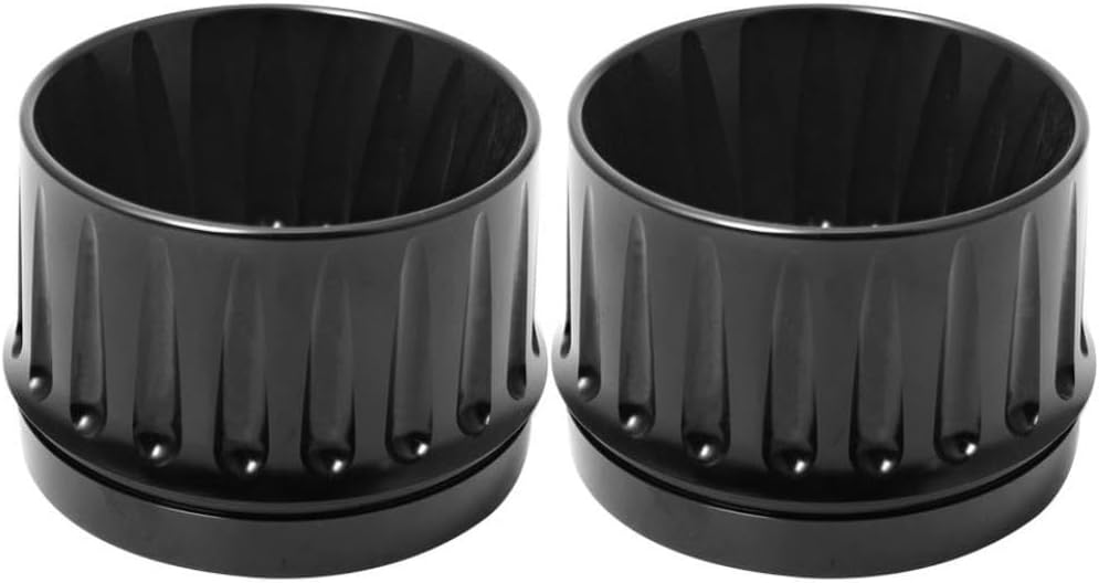 1 Pair Slip On 4.4" Billet Aluminum Mufflers Tips End Caps Compatible with Automotive Motorcycle Parts Touring Electra CVO Ultra