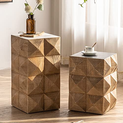 Table d'appoint d'intérieur en bois massif haute qualité - 8