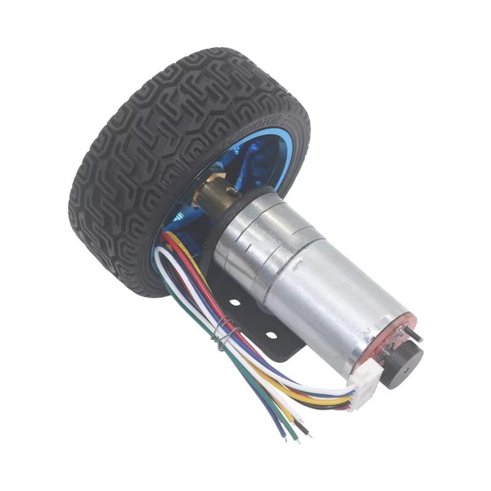 Módulo codificador Rueda De Código De Medición De Velocidad Del Codificador Del Motor De Desaceleración CC JGA25-370(1360 revolutions,6V)