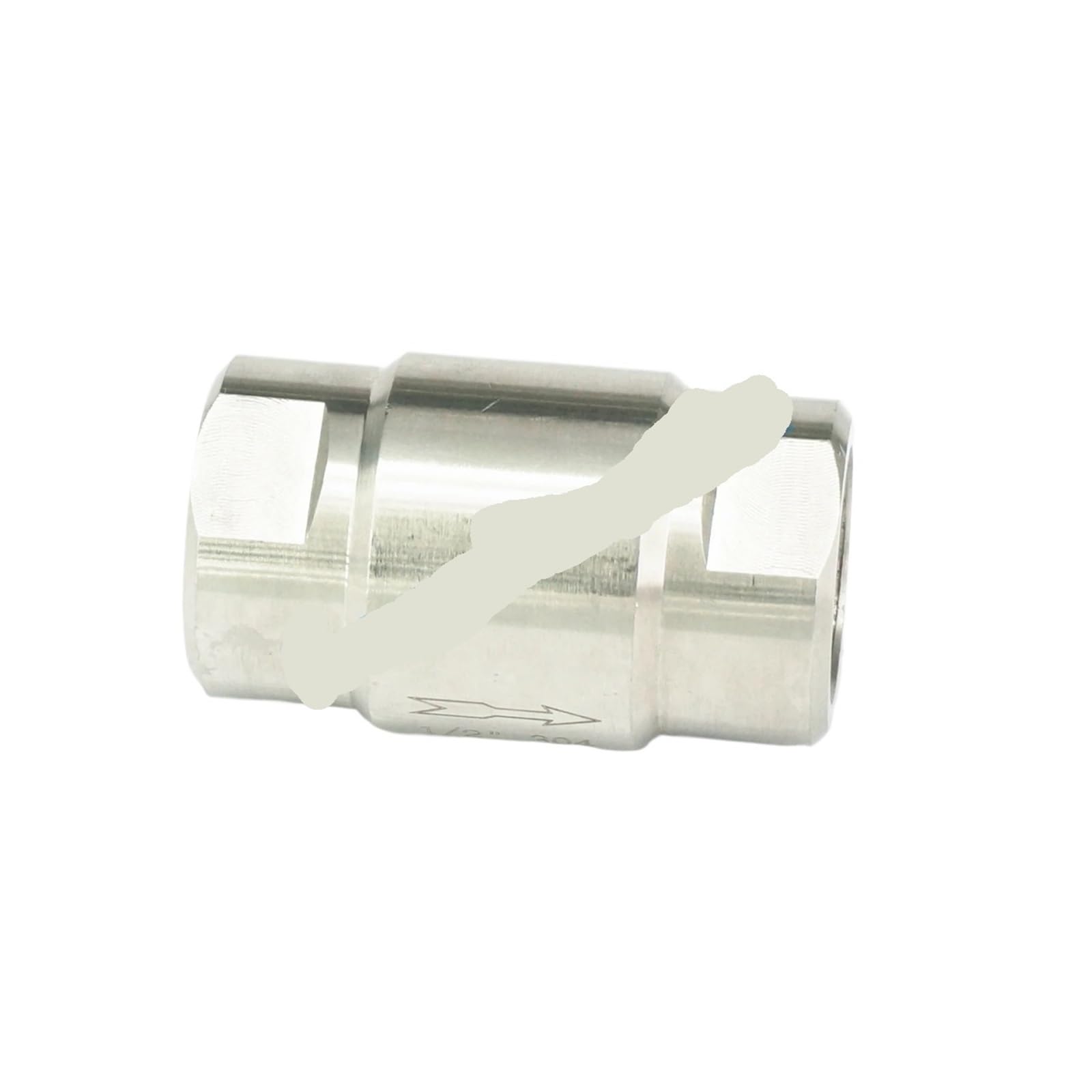 Valvola a molla in linea inossidabile 304 da 1/8 "a 1" Valvola a 1 via di non ritorno (1/8")