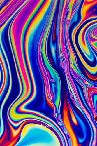Psychedelic Notebook: blank lined composition journal