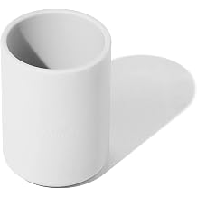 Avanchy Silicone Toddler Cup, Open Training Cup for Kids, 12 oz, White | Thick, Rugged, Highly Durable Food-Grade Silicone, Easy-Grip, Dishwasher & Microwave Safe for Baby-Led Weaning