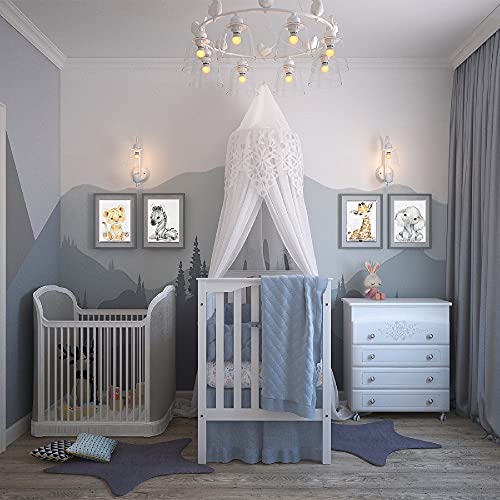 Baby Watercolor Animals Wall Art Prints Set Of 4 (8X10,Unframed),Tiger Elephant Zebra Giraffe Safari Animals Pictures Nursery Decor Art #TOP3