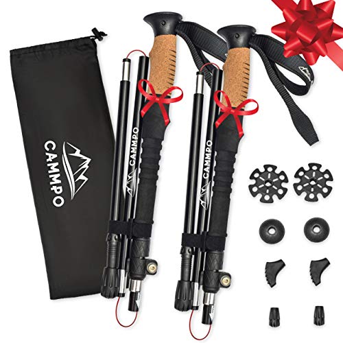 Trekking Poles for Hiking - Hiking Poles - Collapsible Hiking Sticks for Men