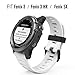 MoKo Band Compatible with Garmin Fenix 3, [6PCS] Soft Silicone Replacement Watch Band for Garmin Fenix 3/Fenix 3 HR/Fenix 5X/5X Plus/D2 Delta PX/Descent Mk1 - Multi Colors