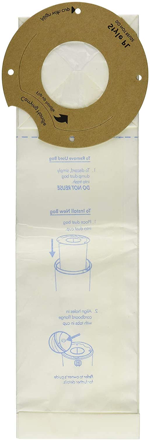 ZVac Replacement Eureka Style PL Upright Vacuum Bags - Compatible with Eureka Bagged Uprights, Maxima Vacuum Cleaners, 62389, 62389A, EU-62389, 62389-6, 62480, 62389-g3, 4750, 4750A, 4760, 4760AZ (10)