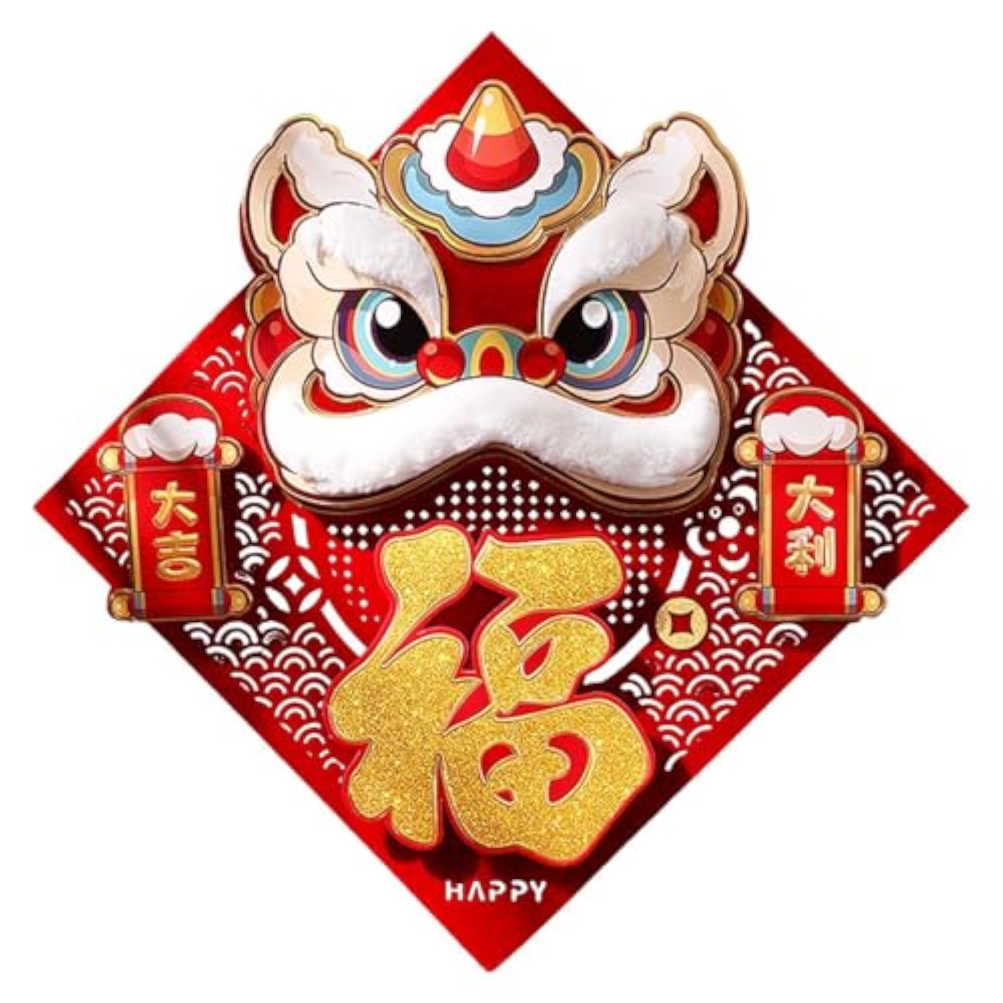 Chinese New Year Door Sticker Wall Mural