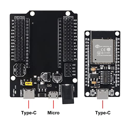 image for AITRIP 2 Sets ESP-WROOM-32 ESP32 ESP-32S Type-C USB Development Board 