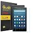Fire HD 8 2016 Screen protector, KuGi (2 Pack) 9H Hardness HD clear Tempered Glass Screen Protector for All-New Amazon Fire HD 8 Case (6th Generation, 2016 release) (2 pack)