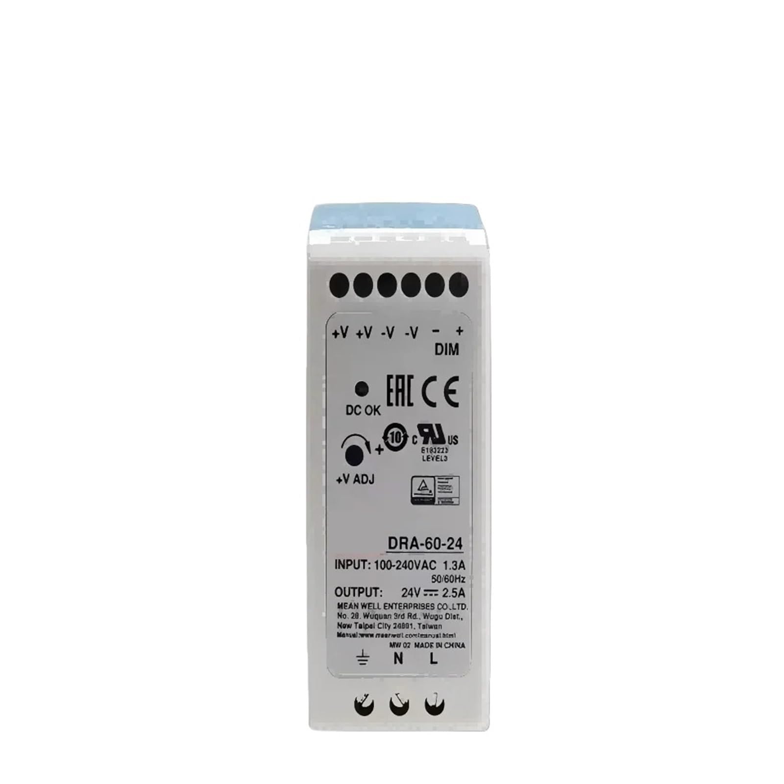 JJKKOZVQF 60W Single Output Switching Power Supply DRA-60-12V DRA-60-24V(DRA-60-24)