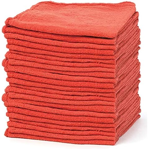 Talvania Shop Handtücher - 50 Stück wiederverwendbare Reinigungstücher - langlebige Qualität - weich und glatt - super saugfähige Shopflappen - maschinenwaschbar Cover
