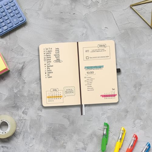 Nexo Navy Blue Soft Cover Notebook - 72 Pages, Pocket & Pen Holder - Image 3