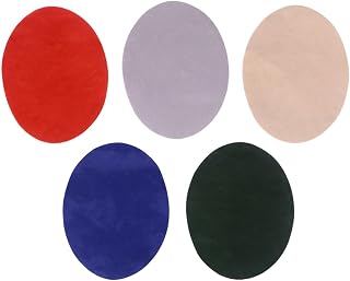 Uonlytech 10pcs Decorative Iron Patches for Jeans Thick Velour Elbow Knee Repair Kit Light for Clothing Repair