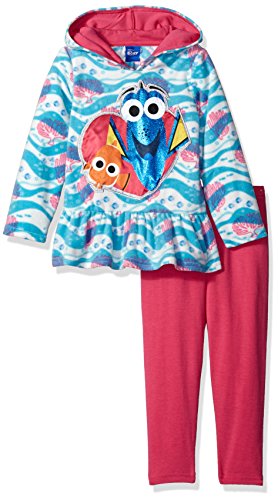 Disney Girls' 2 Piece Finding Dory Hoodie and Legging Set