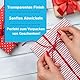 GTSE - Klebeband Transparent - 24 mm x 66 m pro Rolle - Klebeband zum Verpacken von Geschenken, für zuhause, die Schule und das Büro - 6 große Rollen