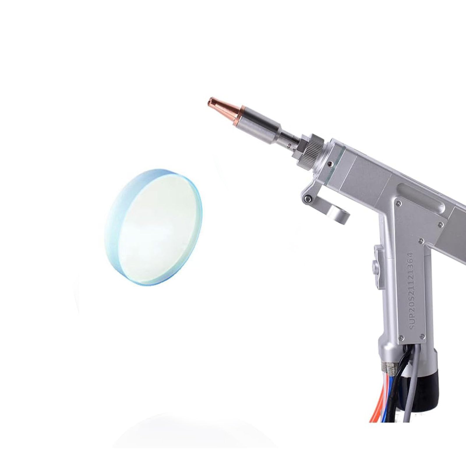 Laser Welding Lens Dia.20mm Focusing Lens,SUP23S/T,F150mm CT4.5,Cleaning Machine D20F150 Focus Lenses for Hand-held Welding Head (D20*4.5-F150)