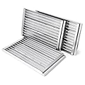 Adviace Grill Replacement Parts for Charbroil 463242716 463257520 463242715 463276016, G533-2200-W1 G541-0016-W2 Stamped Stainless Steel Cooking Grate & Infrared Emitter Set for Char-Broil 463242716