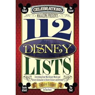 112 Disney Lists 2023 Edition