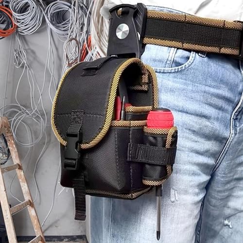 Ceinture porte-outils robuste pour électricien et sacoche de chantier imperméable