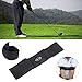 Amy Sport Golf Swing Training Aid Wrist Hinge Adjustable Arm Band with Hanger Smartball Connection Band for Correction, Men Women Ball Between Arms Practice Tool (1 Pack Black Golf Swing Arm Band)