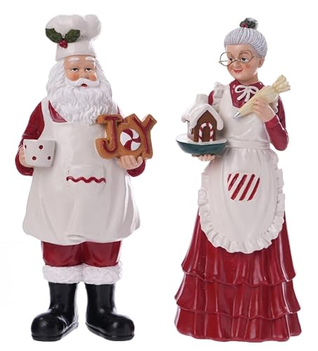 The Bridge Collection resin Mr & Mrs Claus