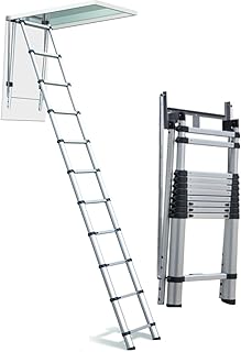 Telesteps 1000L Telescoping Attic & Loft Ladder - for 8-10 ft Ceilings