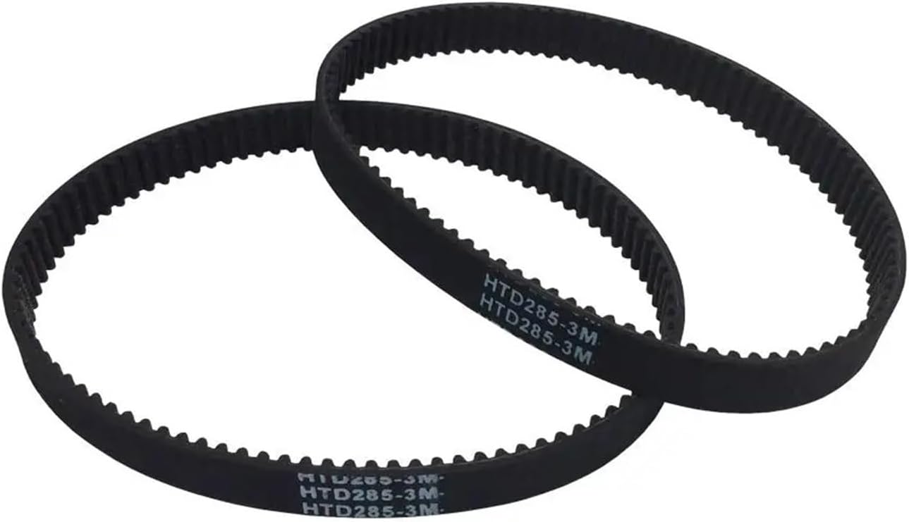 Pack of 2pcs 3 M Round Rubber Timing Belts in Closed-Loop 201mm Length 67 Teeth 6mm Width Industrial Drive Belts
