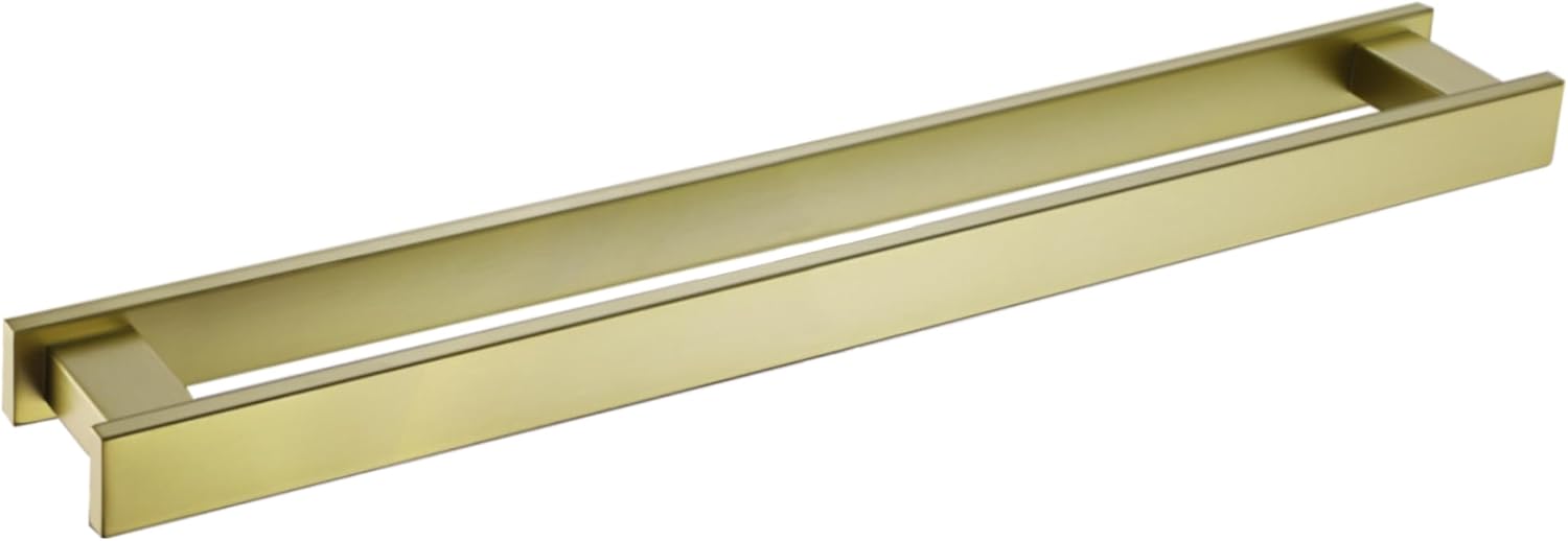 LANC Black Bath Towel Bar for Bathroom Wall Mount Towel Holder 20-Inche Towel Rack Square Towel Hanger SUS304 Stainless Steel Towel Rail for Kitchen Hand Towel Rod, A6810BG-L5 20\" Black