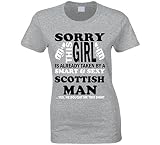Sorry This Girl Is Taken By A Scottish Man Funny Shirt S Sport Grey