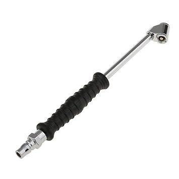 Betlex Portable Automotive Car Straight Shank Dual Head |Tire Air Chuck Inflator | 7 mm Diameter |250mm Length