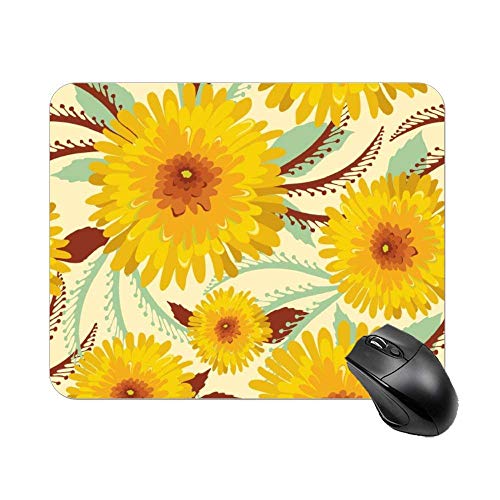 Preisvergleich Produktbild Sonnenblume, Rutschfestes mousepad auf gummibasis, Bürobedarf mauspad, Mausmatte