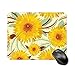 Produktbild Sonnenblume, Rutschfestes mousepad auf gummibasis, Bürobedarf mauspad, Mausmatte