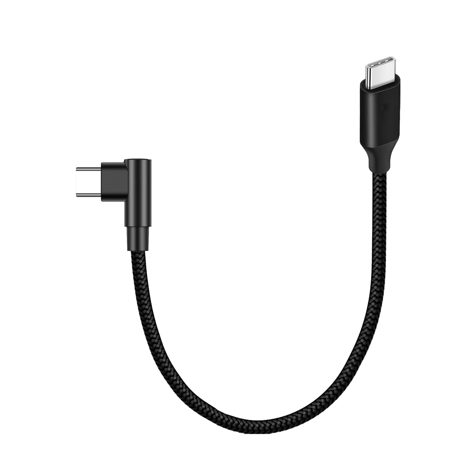 Amazon.co.jp: USB-C ＆ USB-C ケーブル L 字 (0.25m ブラック) 【1本