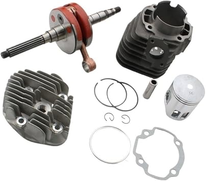 Motorcycle 56mm 128cc Big Bore Cylinder Kit & Racing Crankshaft Fit For Bws100 100 YW100 100cc 4VP 2T