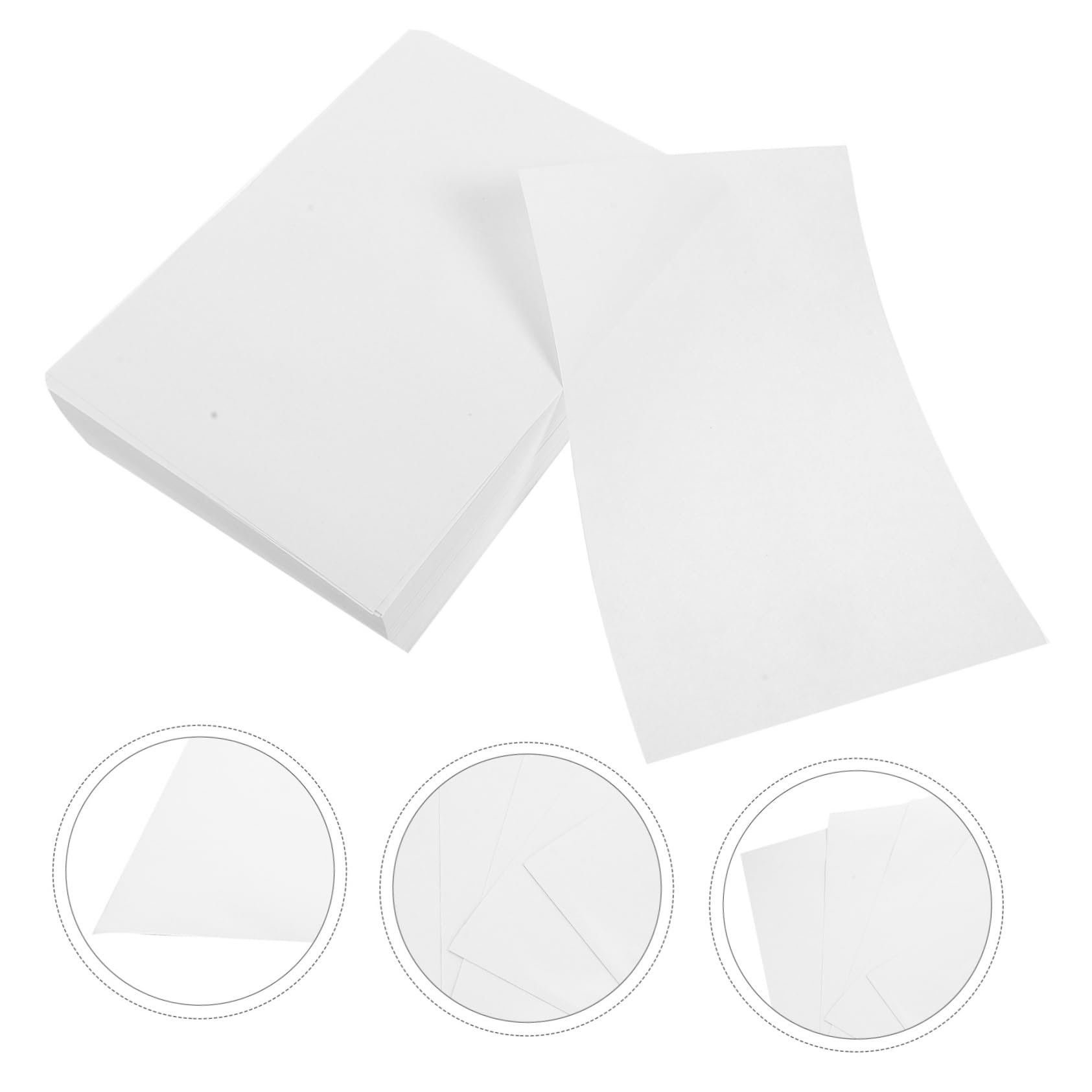 OSALADI Papier Imprimante A5 70G 500 Feuilles Multi-Usages Papier Épais pour Imprimante Recto Verso École et Bureau