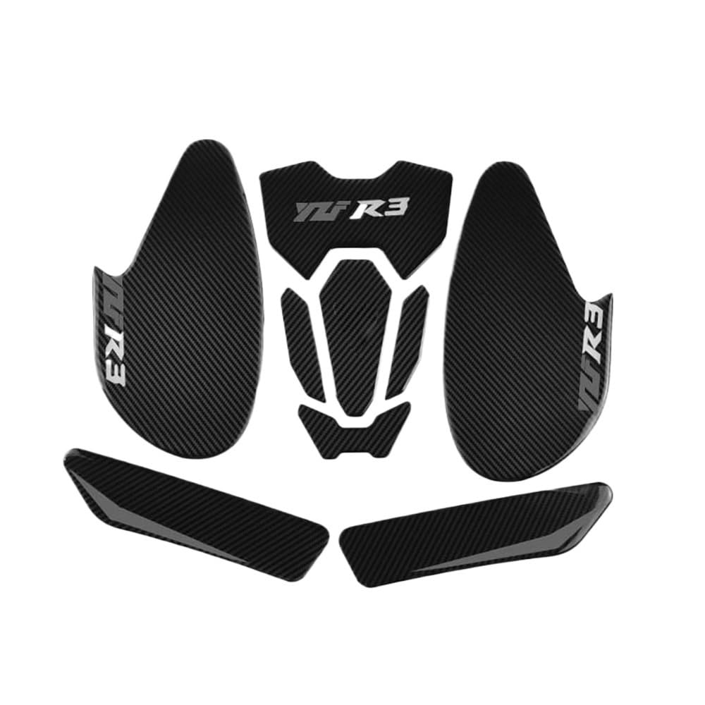Coussinets antidérapants réservoir YZF-R3 protection carbone - 7