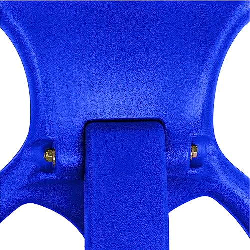 Milliard Glider Swing for Swingset, Swing Set Accessories, Back-to-Back Glider for Two Kids, Attachment Options Included (Blue) - Thumbnail 7