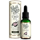 Flavoured Oral CBD Oil Drops Green Stem Black Cherry 1000mg