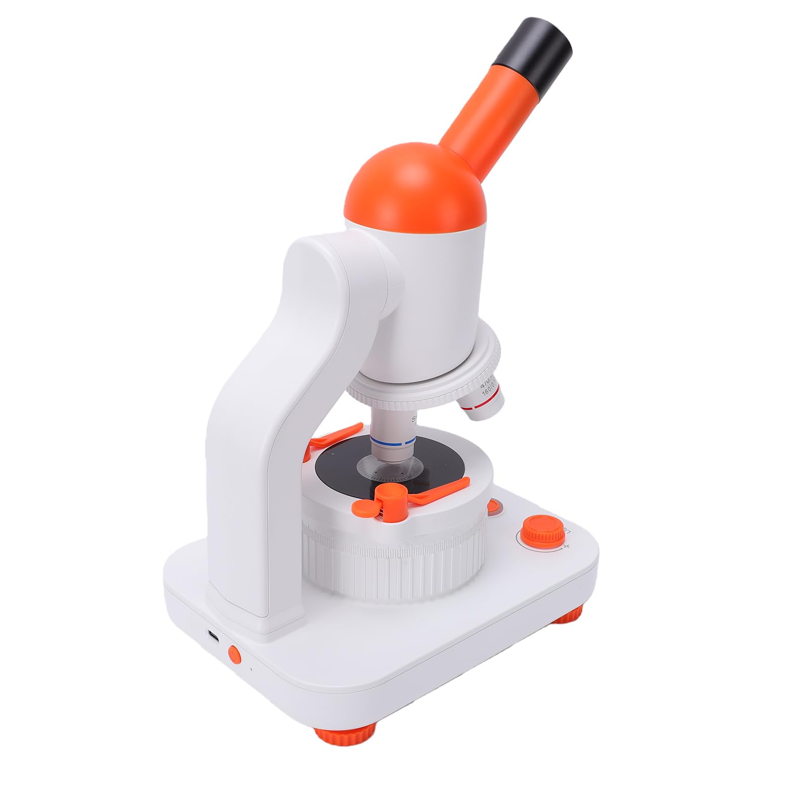 Microscopio Biológico 40X-400X con Iluminación LED Dual para Niños Que Aprenden Educación Stem Portátil