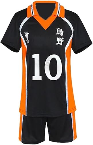 CHLOBLOM Karasuno Uniforme Shouyou Hinata Cosplay camisa camisa pantalones cortos voleibol Jersey