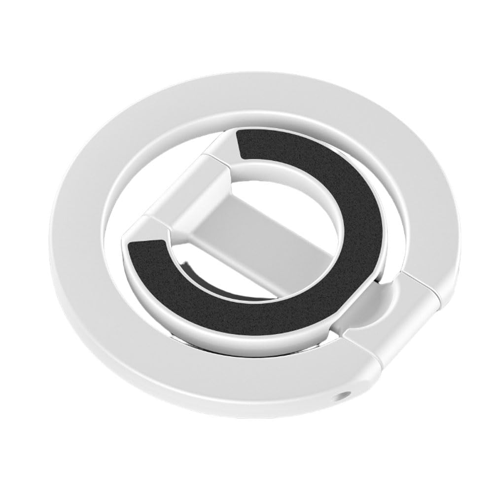 BONTOUJOUR Magnetic Ring Holder for MagSafe Dual-Side Magnetic, Removable Gym Phone Grip with Kickstand for iPhone 16/15/14/13/12/ Series Case All