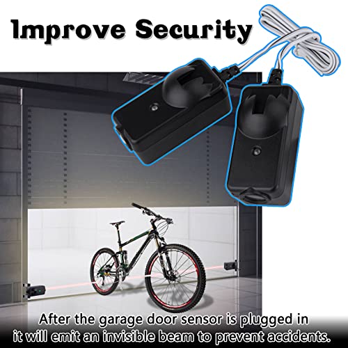 41A5034 Safety Sensor Replacement Kit - Garage Door Sensor - Safety Sensors Beam Eyes Compatible With Liftmaster, Sears Chamberlain, Craftsman Garage Door Opener (1 Door) #TOP2